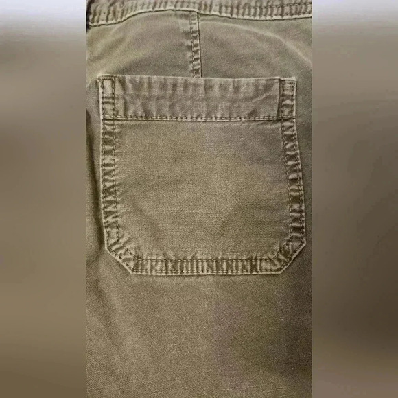 Anthropologie Utility Cargo Shorts Size 26 Army Green  ๐ - Picture 3 of 6
